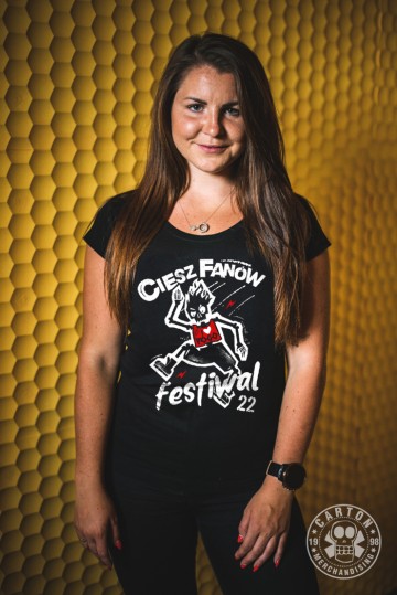 Koszulka damska CIESZ FANÓW FESTIWAL 2022 POGO SKELETON black